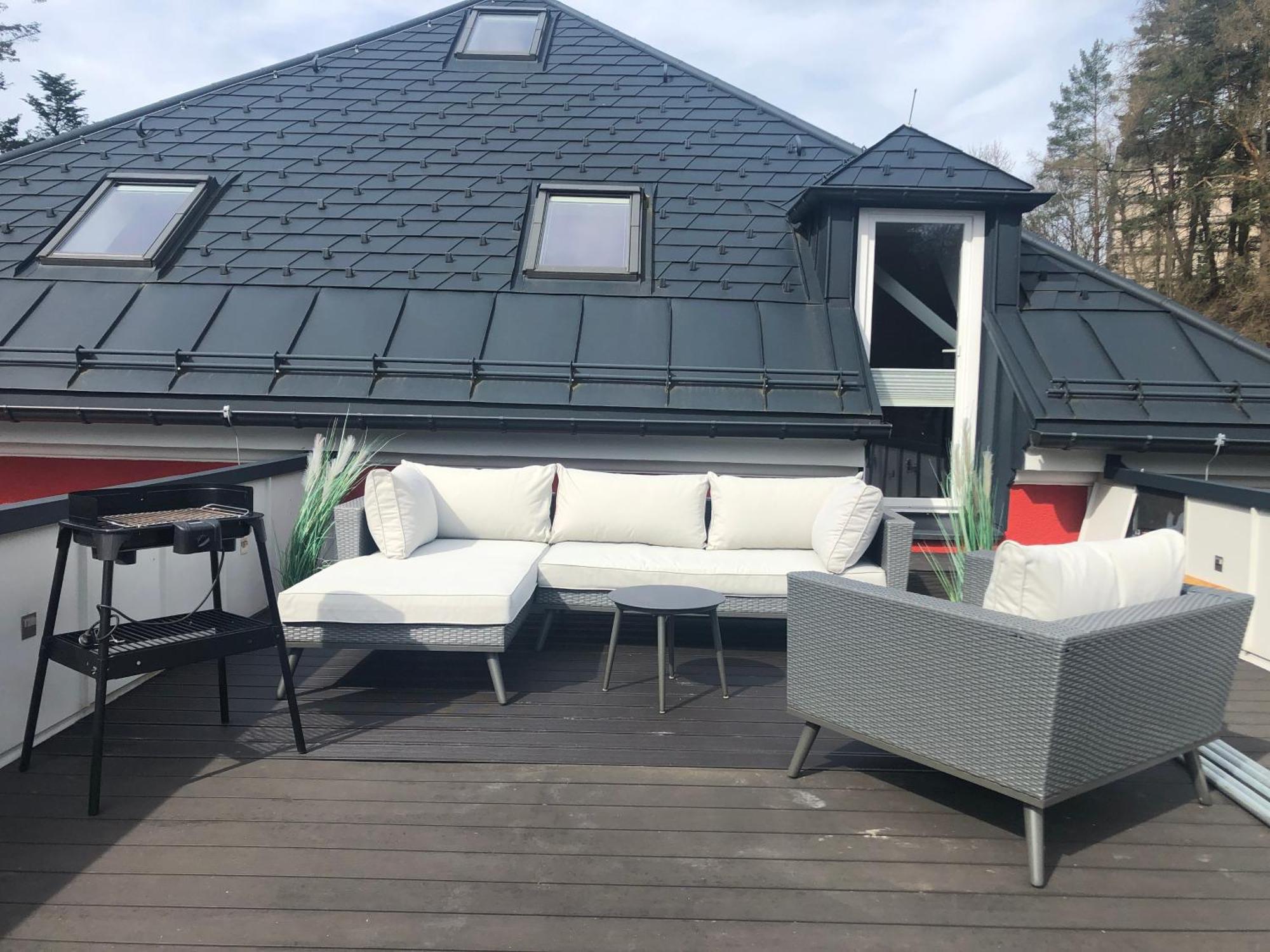 Ferienwohnung Parkblick บัดเอลสเตอร์ ภายนอก รูปภาพ